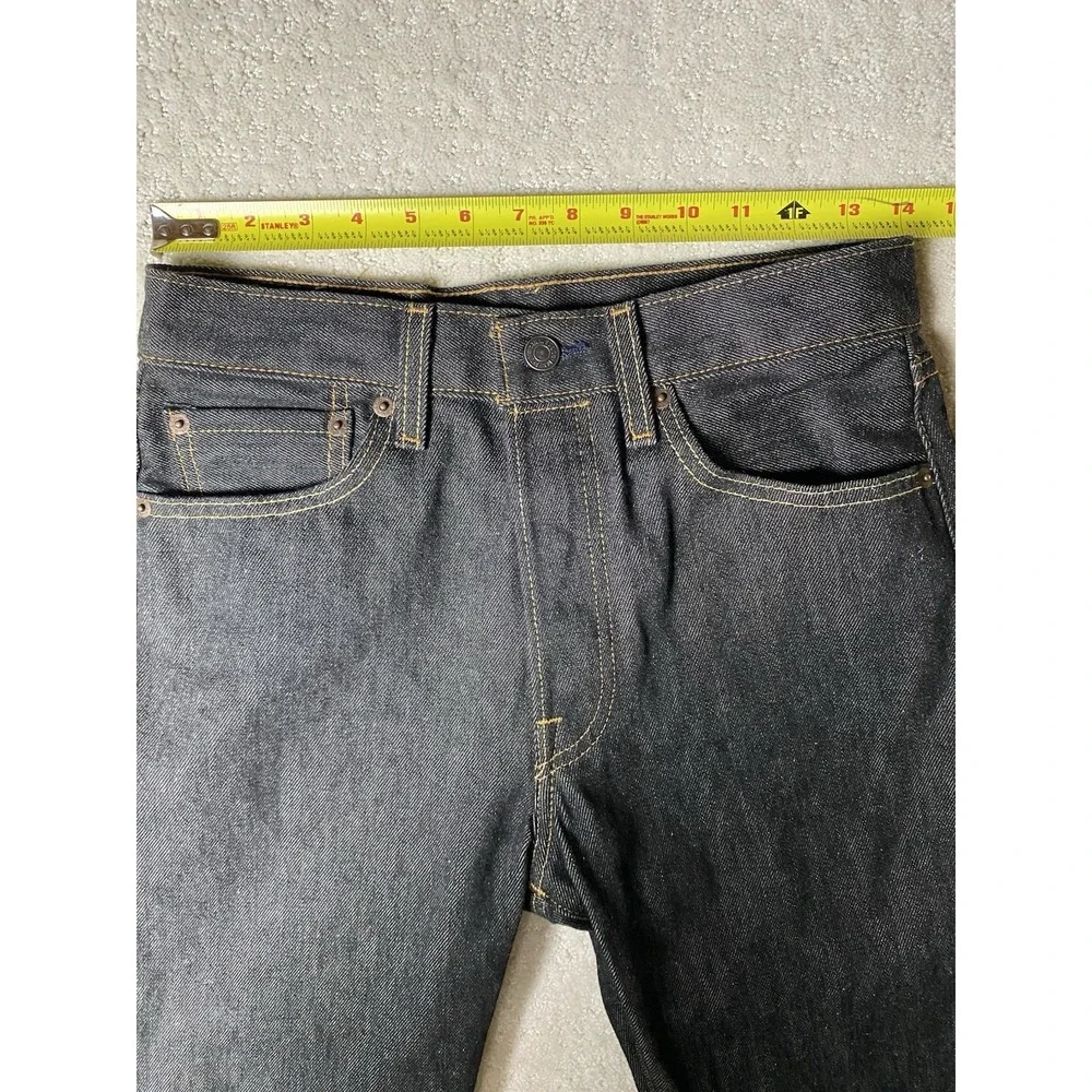 Levi's 501 Original Fit Button Fly Jeans Men's 29x34 Measured 28x32.5 Black